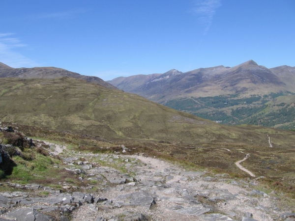 The twisting path into Kinlochleven